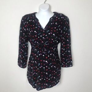 Motherhood Maternity Drawstring Blouse